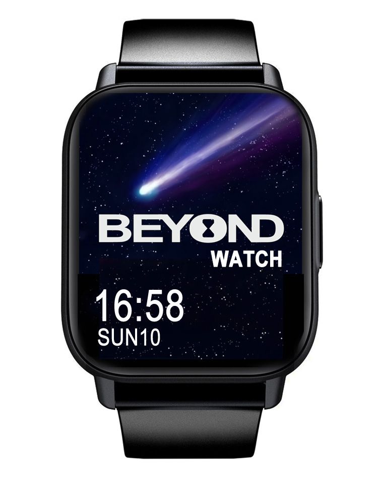 BEYOND Watch Meteor, 44x38 mm Black