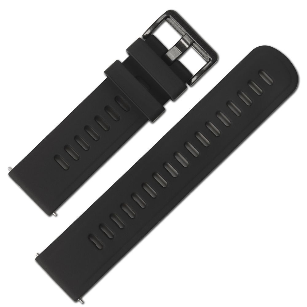 Black Silicone Strap, 20mm, Quick Release, BEYOND Strap