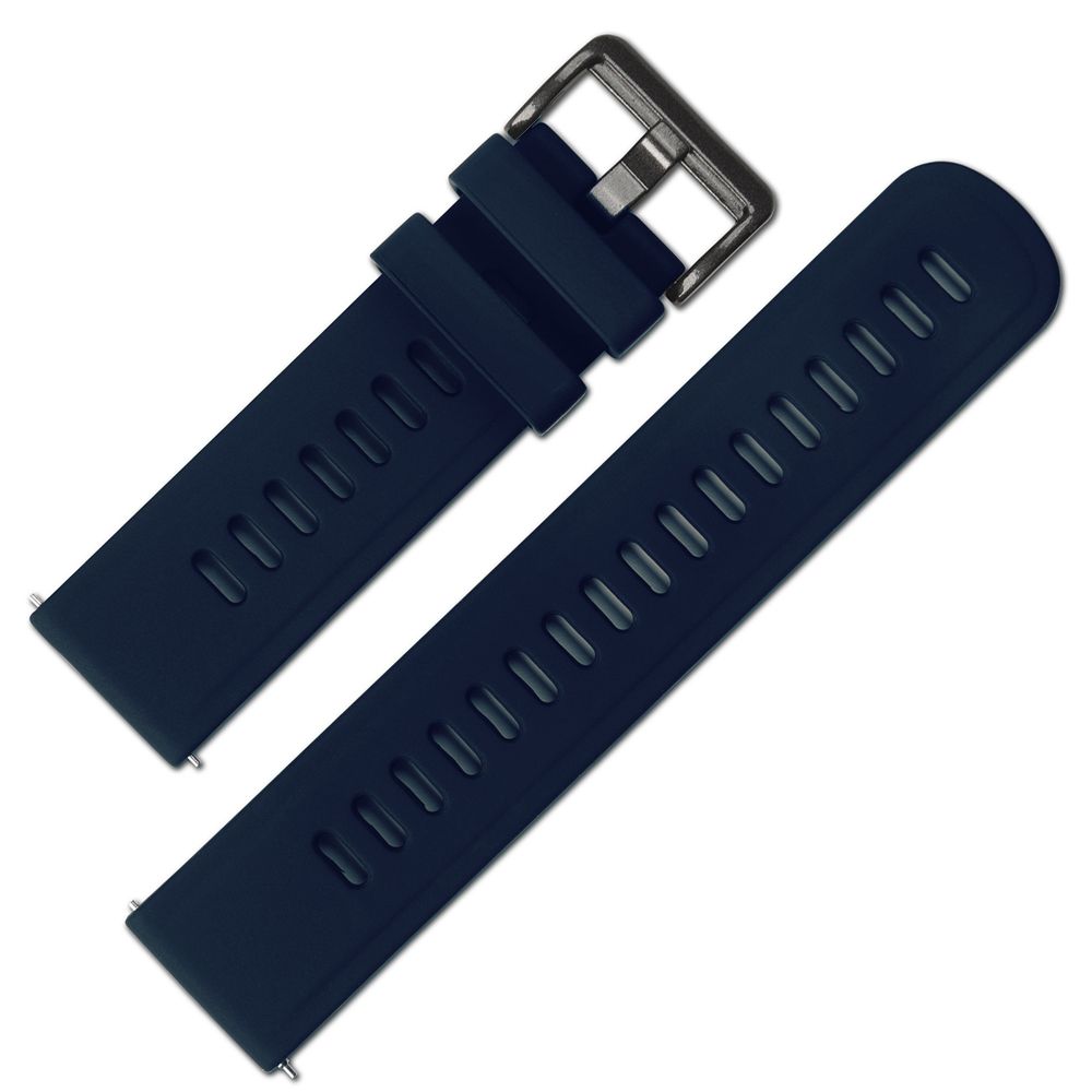 Blue Silicone Strap, 22mm, Quick Release, BEYOND Strap