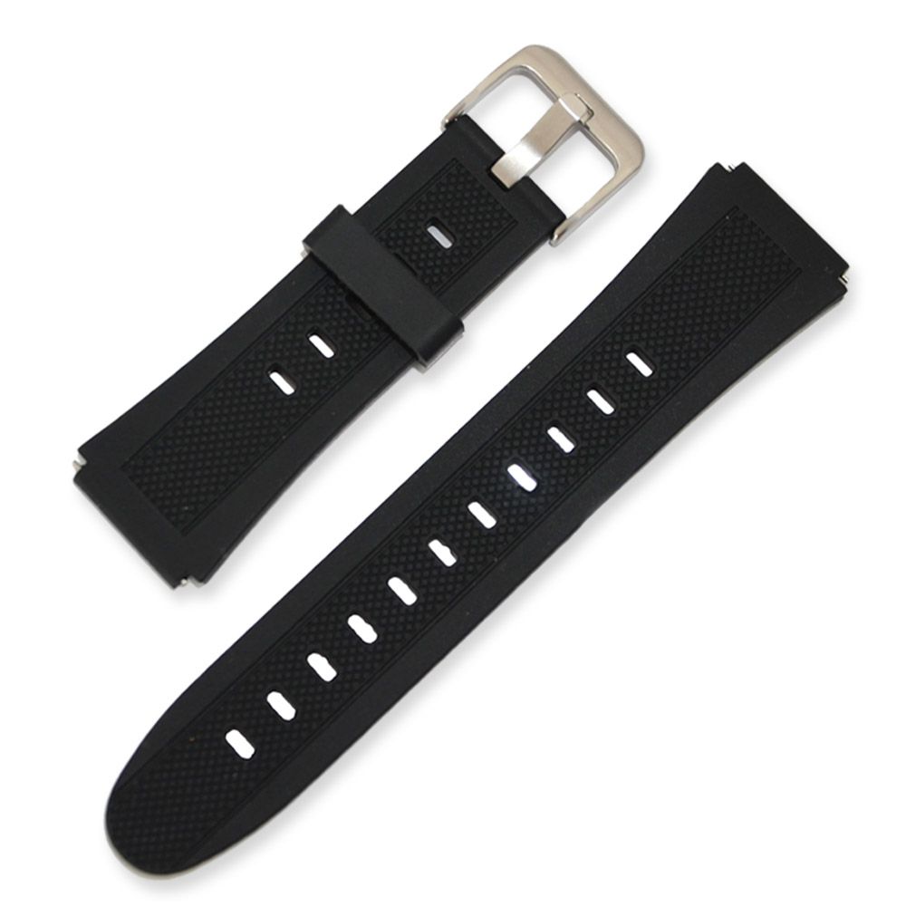 Black Silicone Strap with grooves, 20mm, Quick Release, BEYOND Strap