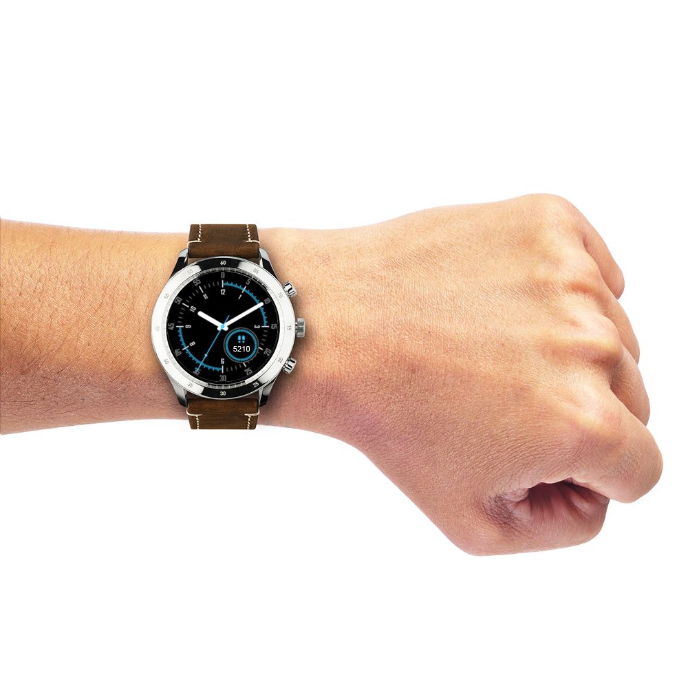 BEYOND Watch Earth Series, Brown Leather