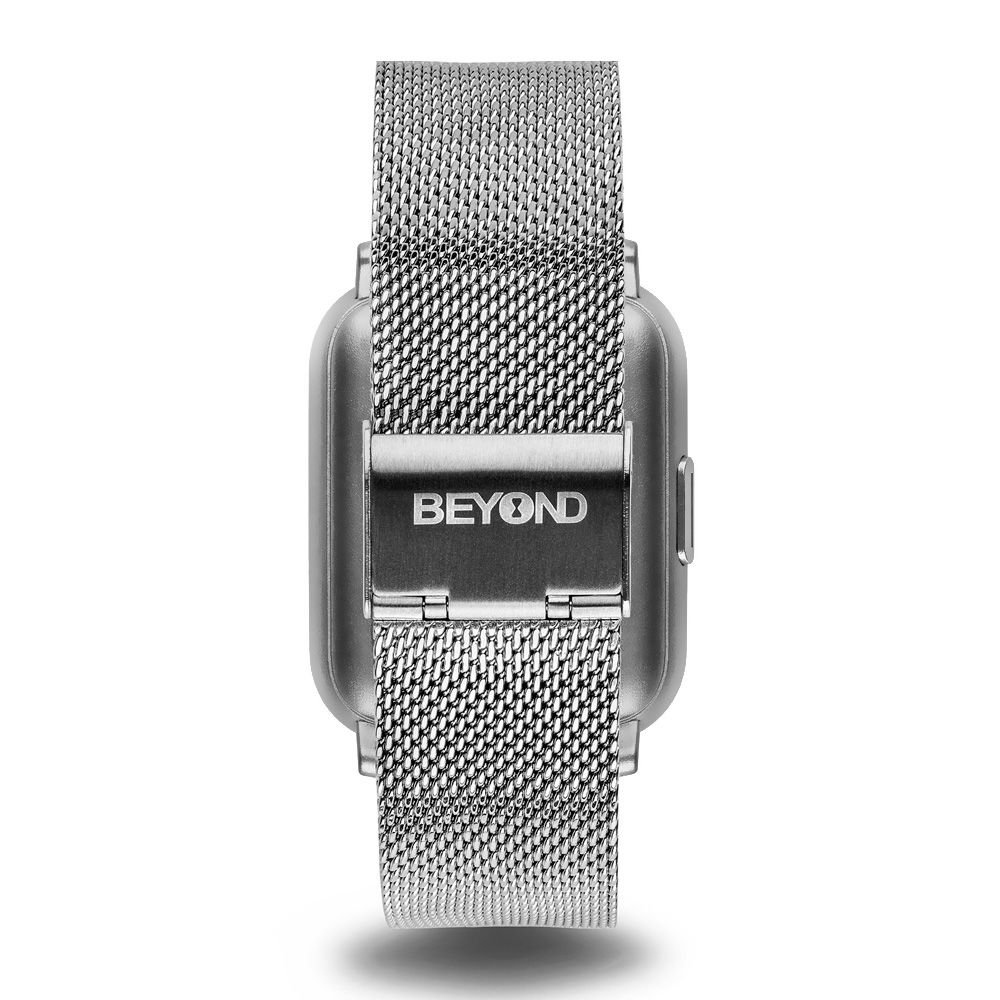 BEYOND Watch Meteor Series, 44x34mm, Silver Mesh